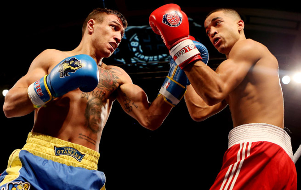 Vasyl Lomachenko (left) won gold medals at Beijing and London, as well as two world championships.