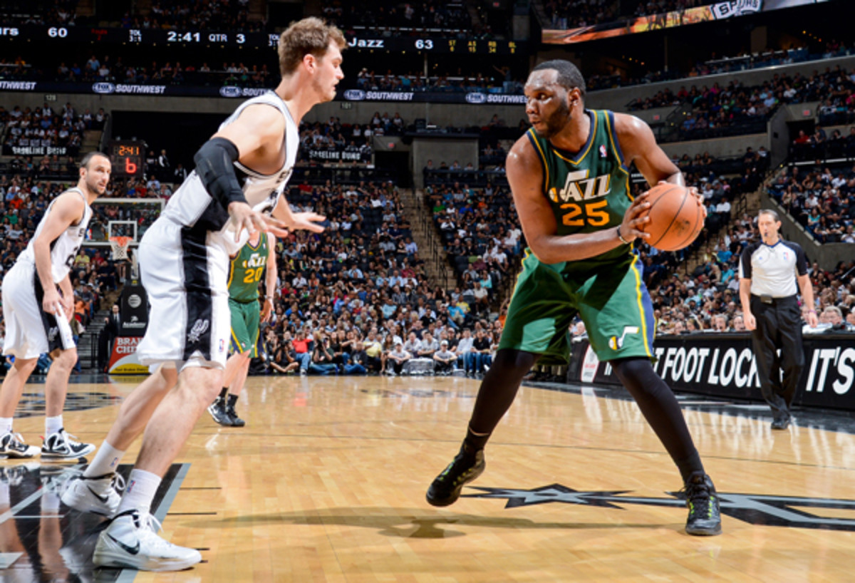 Al Jefferson (right) is reportedly headed to the Bobcats. 
