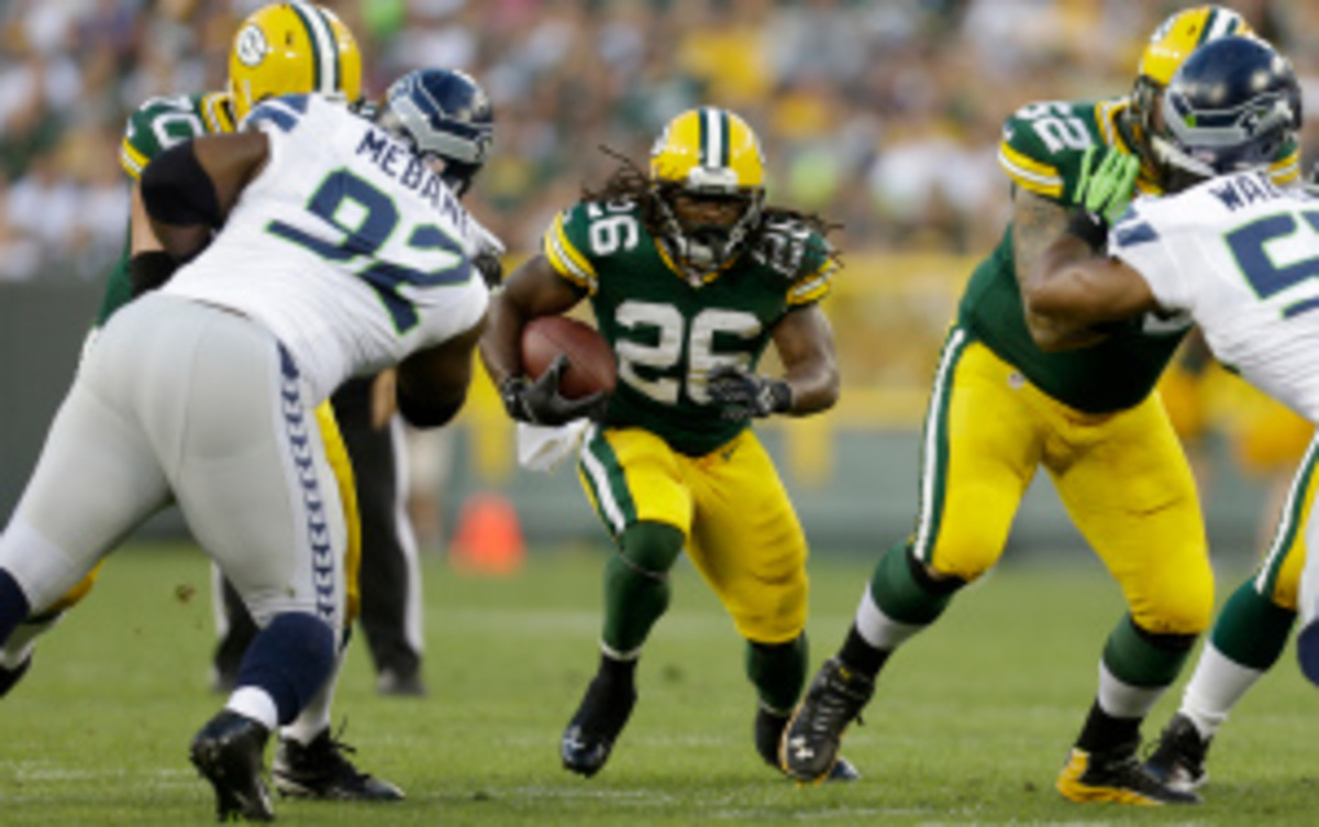 DuJuan Harris will miss the season with a knee injury. (Mike McGinnis/Getty Images)