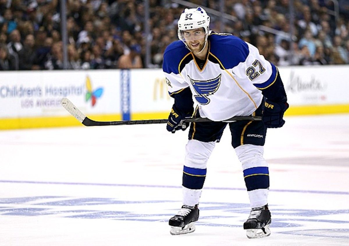 Alex Piestrangelo of the St. Louis Blues