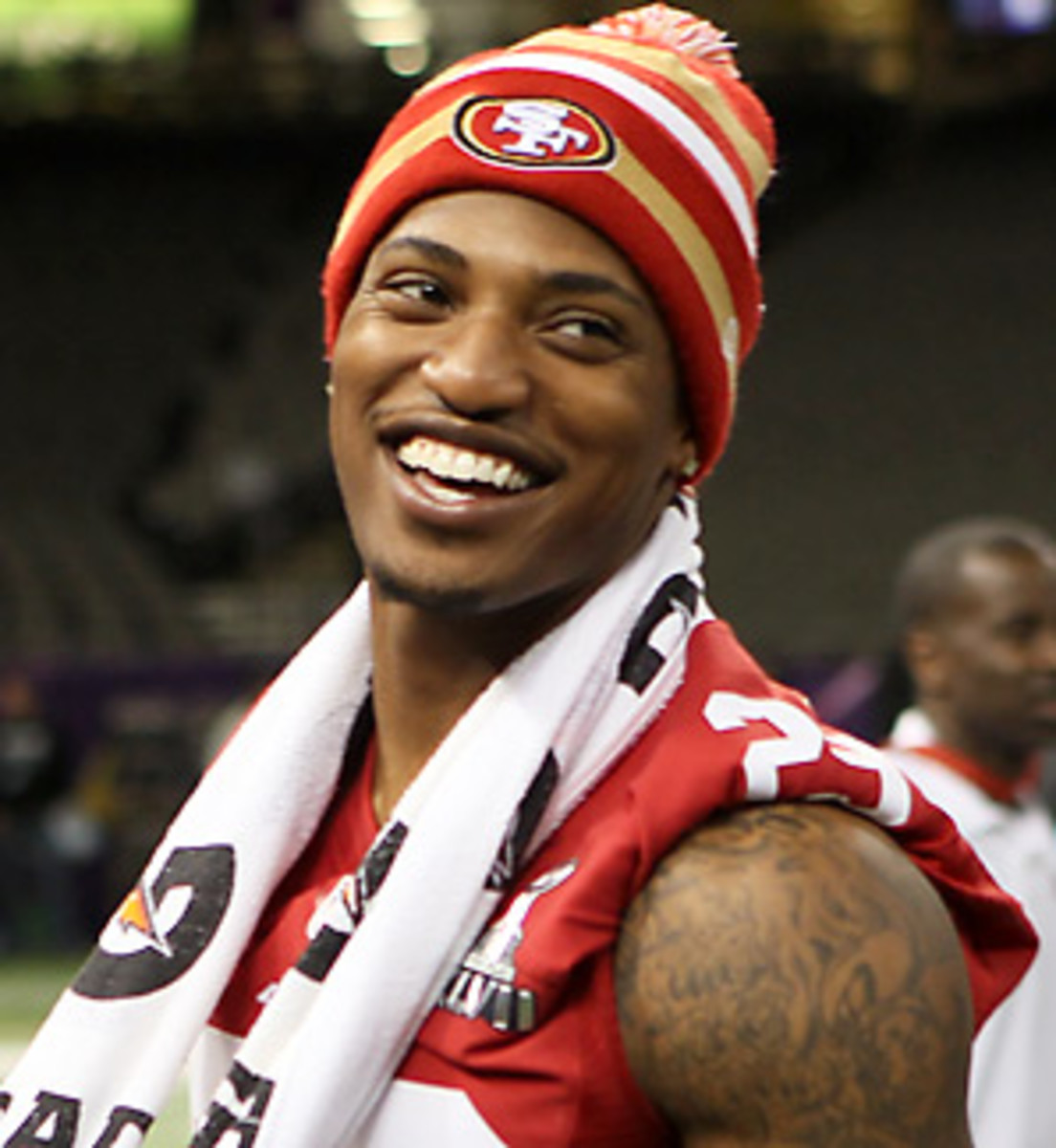 Chris Culliver's comments come at a time when other NFL players like Brendon Ayanbadejo are speaking out about gay rights. (Jerome Davis/Icon SMI)