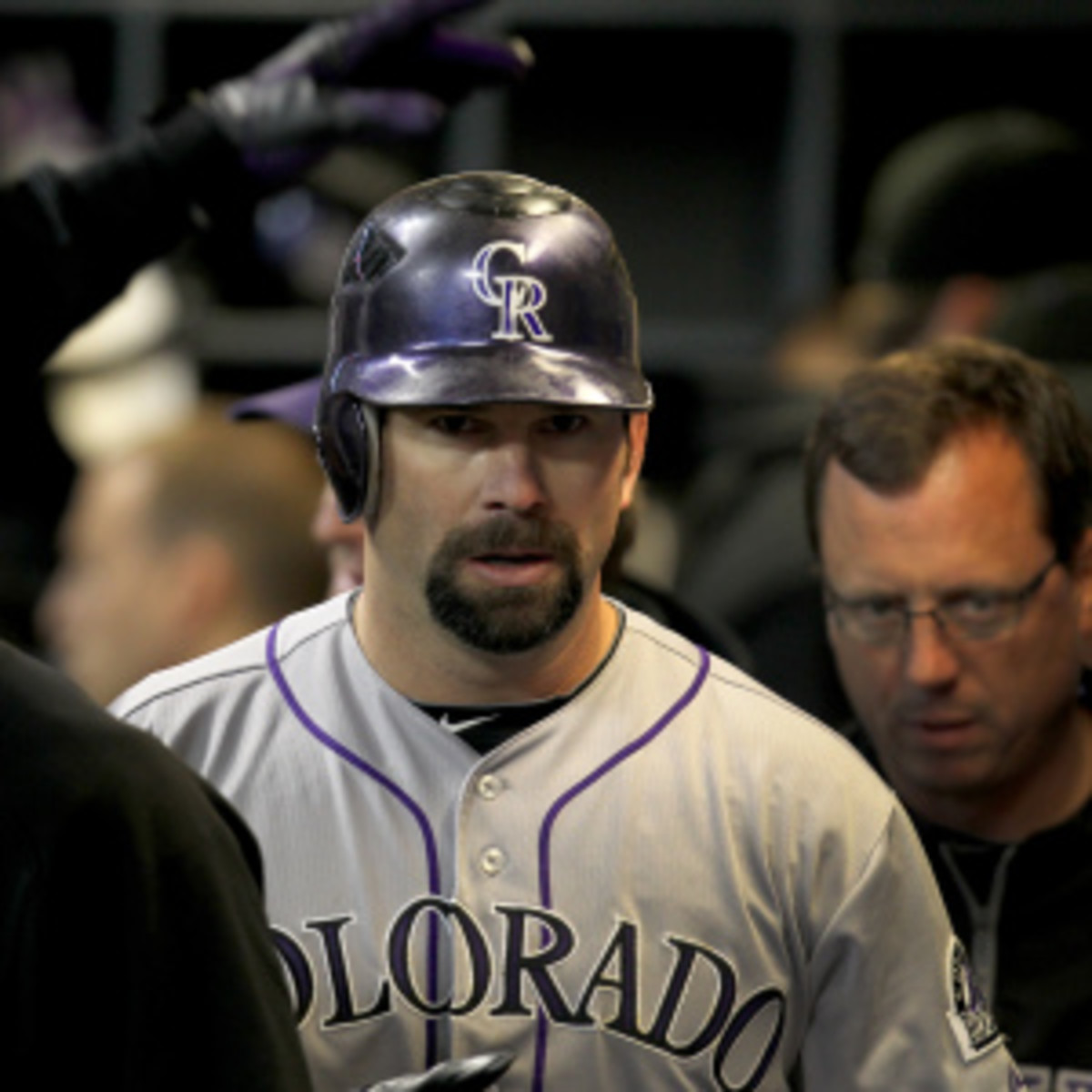 Rockies first baseman Todd Helton was arrested for a DUI on Wednesday morning. (Mike McGinnis/Getty Images)
