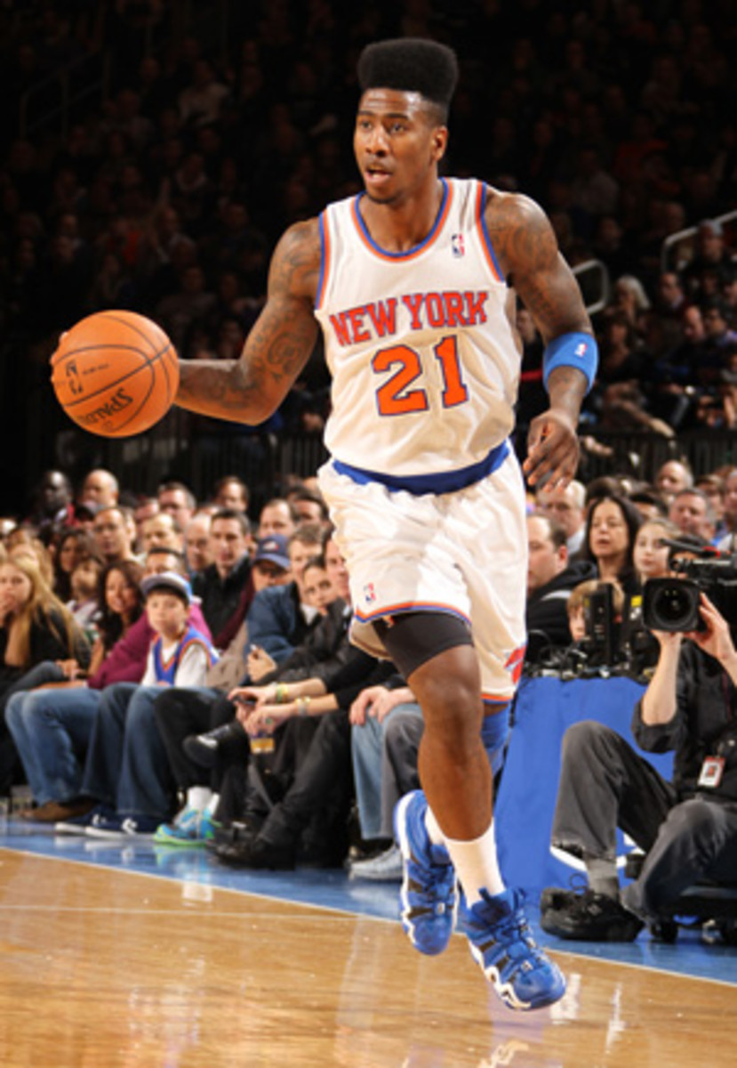 Iman Shumpert recently returned from a long-term knee injury. (Nathaniel S. Butler/Getty Images)