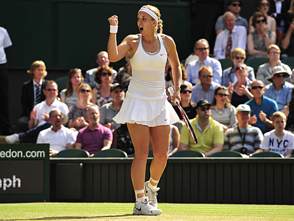 Sabine Lisicki dug back from a 3-0 deficit in the third set to beat Agnieszka Radwanska. (Glyn Kirk/AFP/Getty Images)