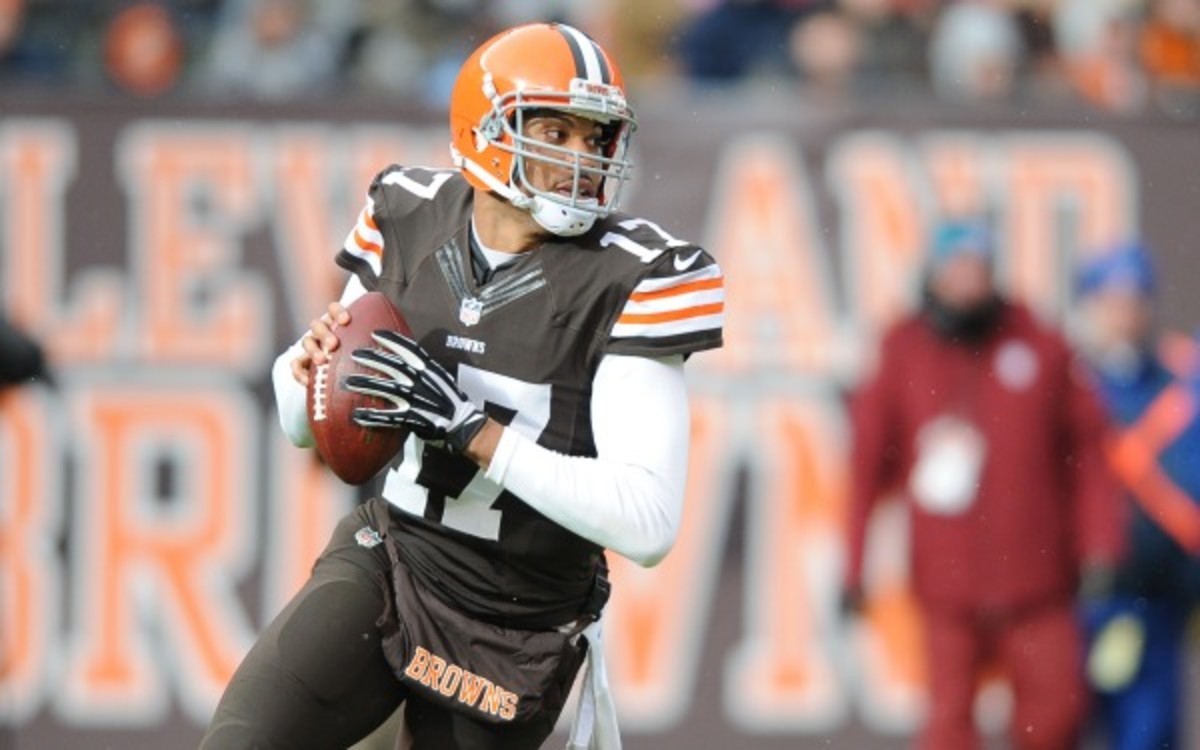 Browns quarterback Jason Campbell has a 79.8 quarterback rating this season. (David Dermer/Diamond Images/Getty Images)