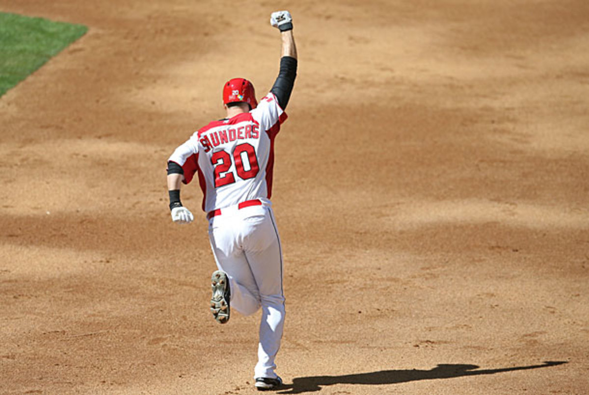 Michael Saunders' terrific showing at the WBC may be a harbinger of his season to come. (USA Today Sports)