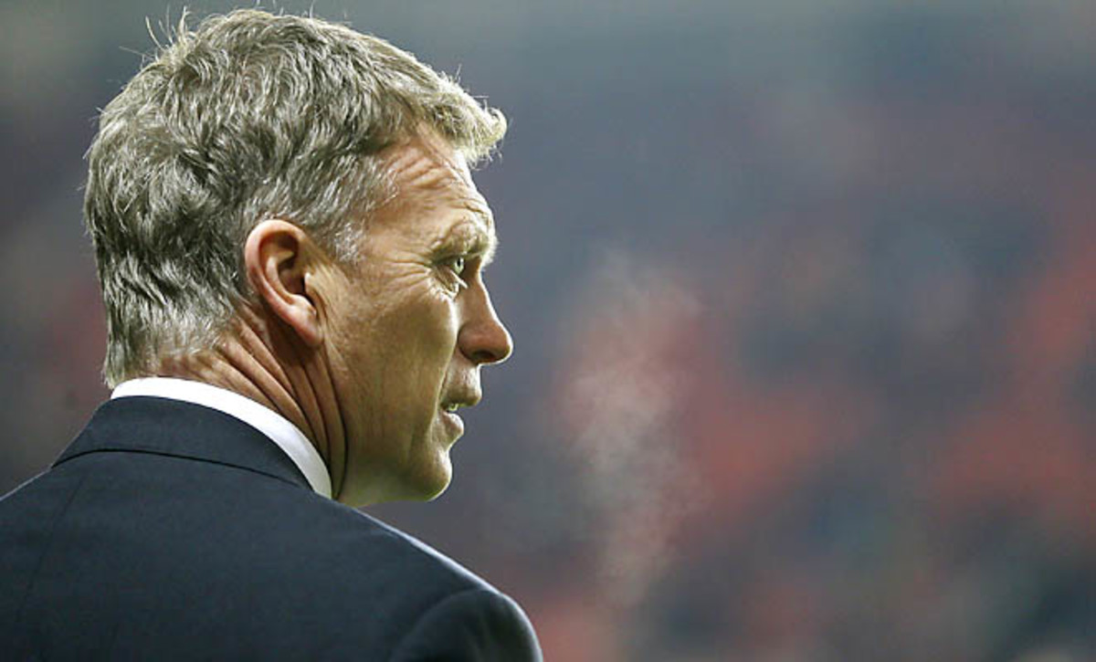 David Moyes and Everton are in sixth place in the Premier League standings.