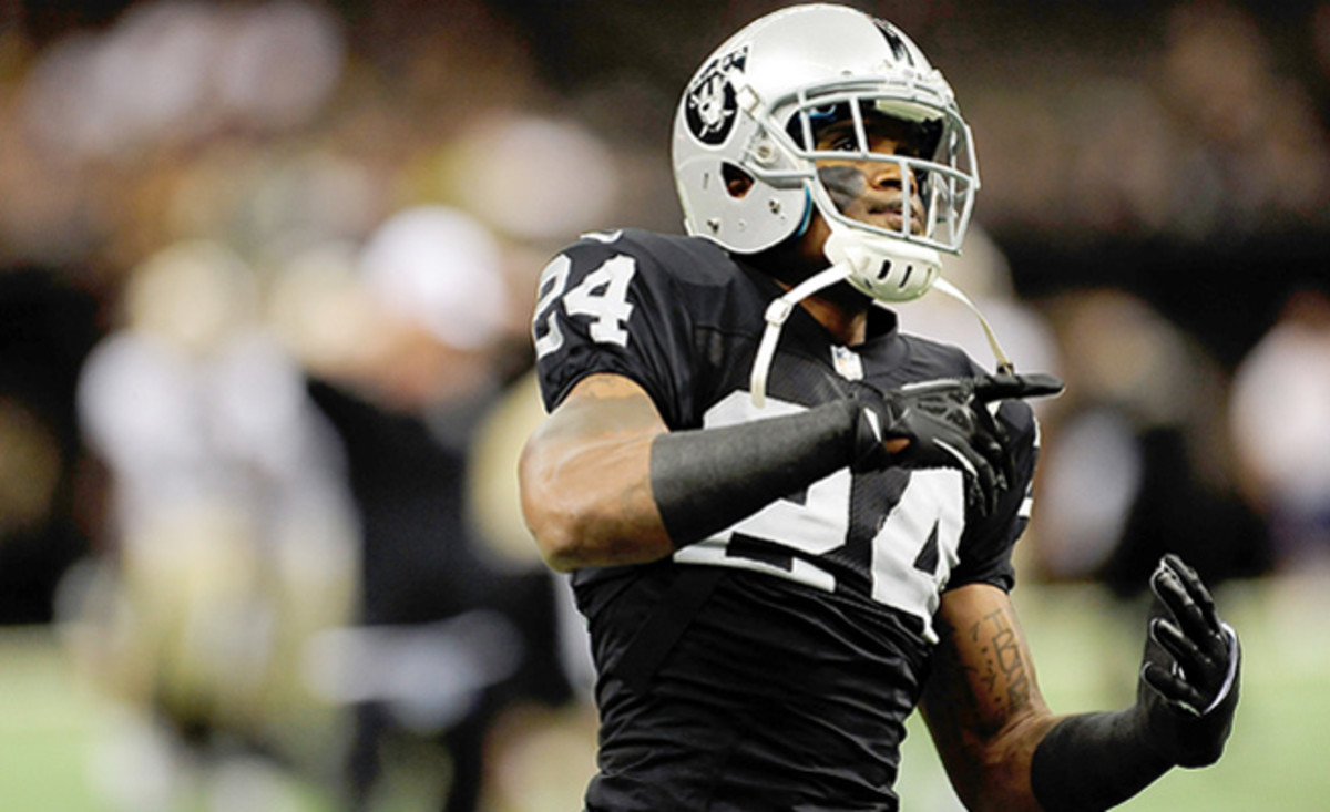 Charles Woodson, now 36, has returned to the Oakland Raiders after last playing for them in 2005.