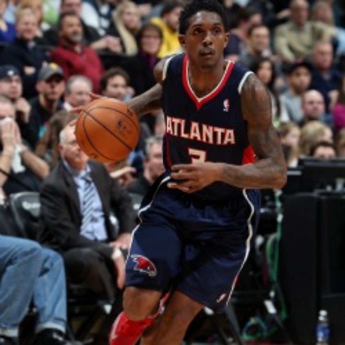 Hawks guard Lou Williams was averaging 14.1 points per game this season after signing as a free agent. (David Sherman/Getty Images)
