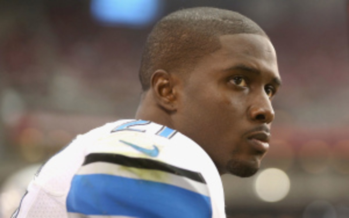 Lions running back Reggie Bush missed Wednesday's practice and his status for Sunday's game vs. the Redskins remains uncertain. (Christian Petersen/Getty Images)