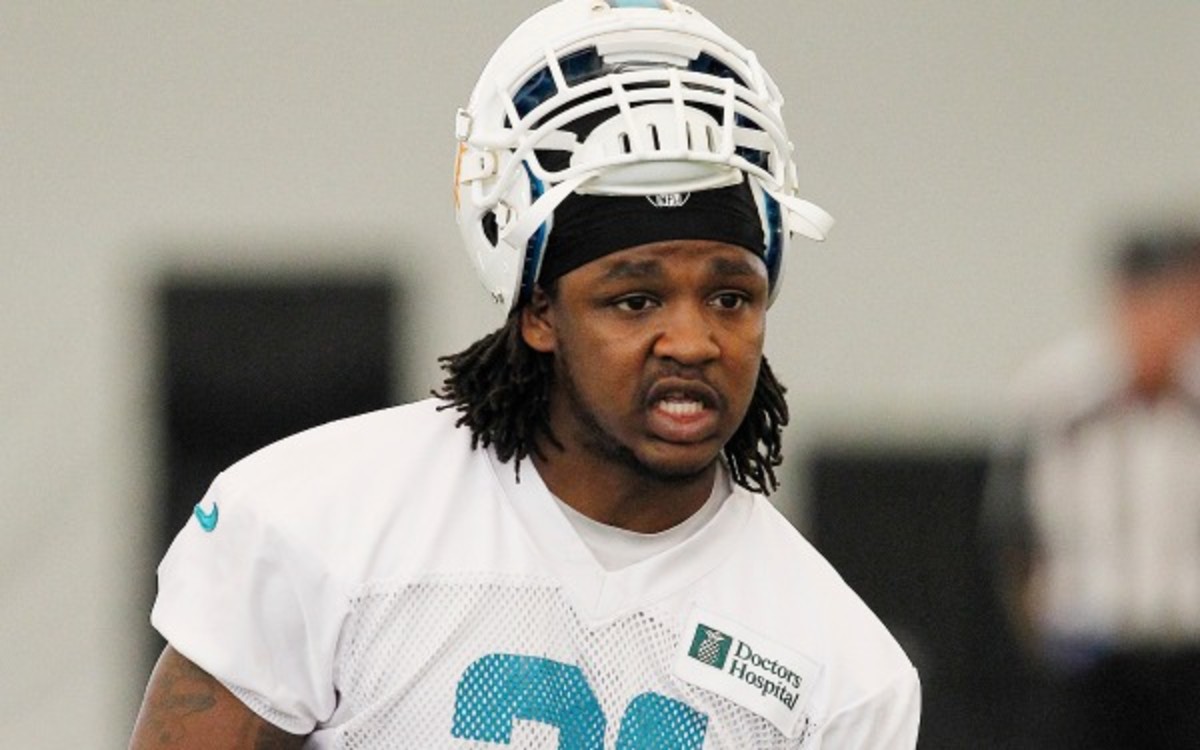 Dolphins cornerback Richard Marshall was reportedly released by the team after one season. (Joel Auerbach/Getty Images)