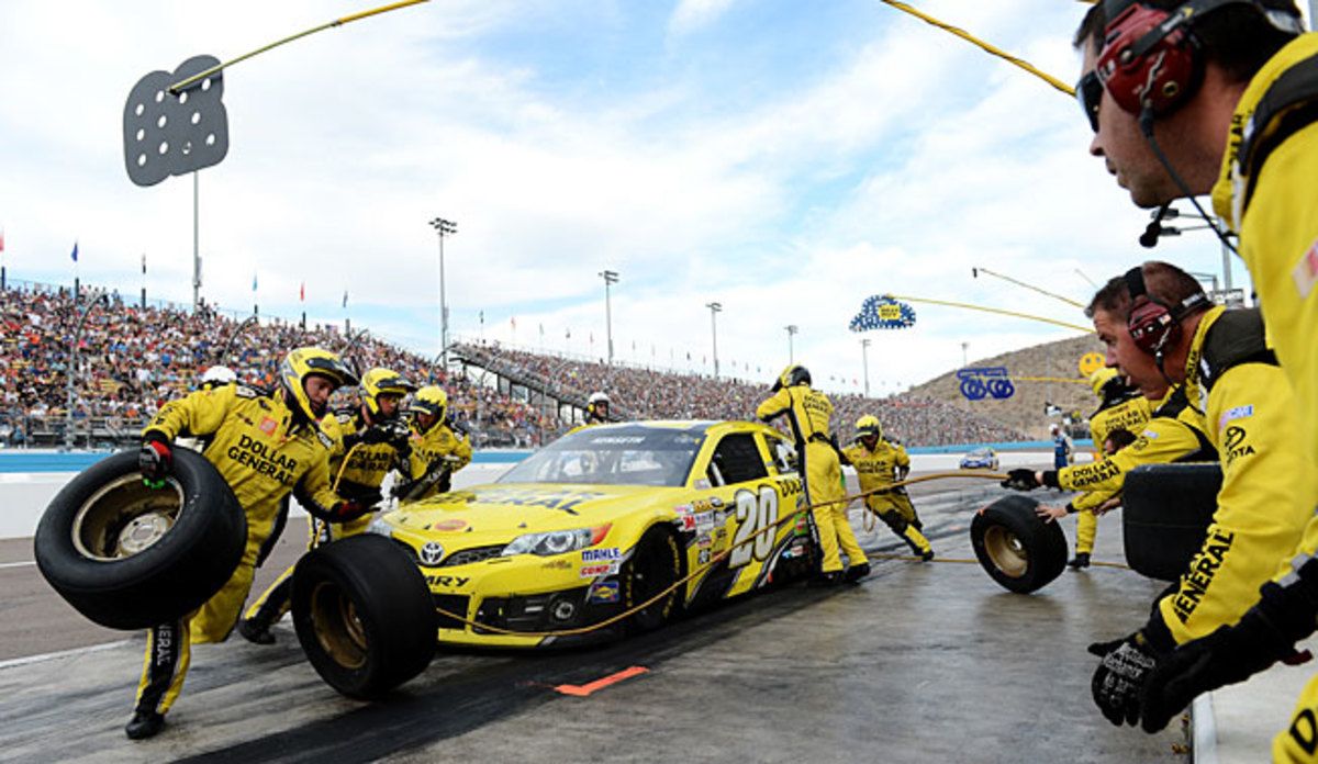 Though his Cup hopes sank at Phoenix, Matt Kenseth celebrated his success this year with a new crew.