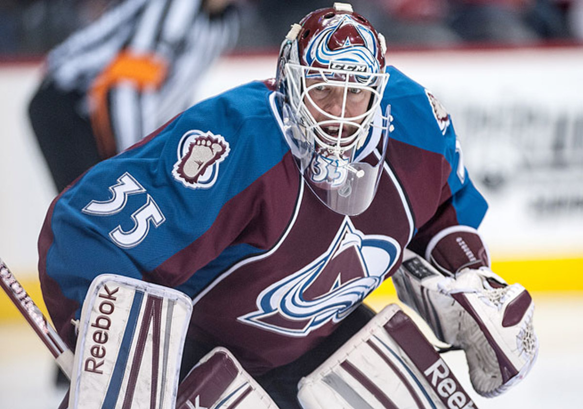 Fan-favorite Jean-Sebastien Giguere posted a 5-4-4 record with the Avalanche this season.
