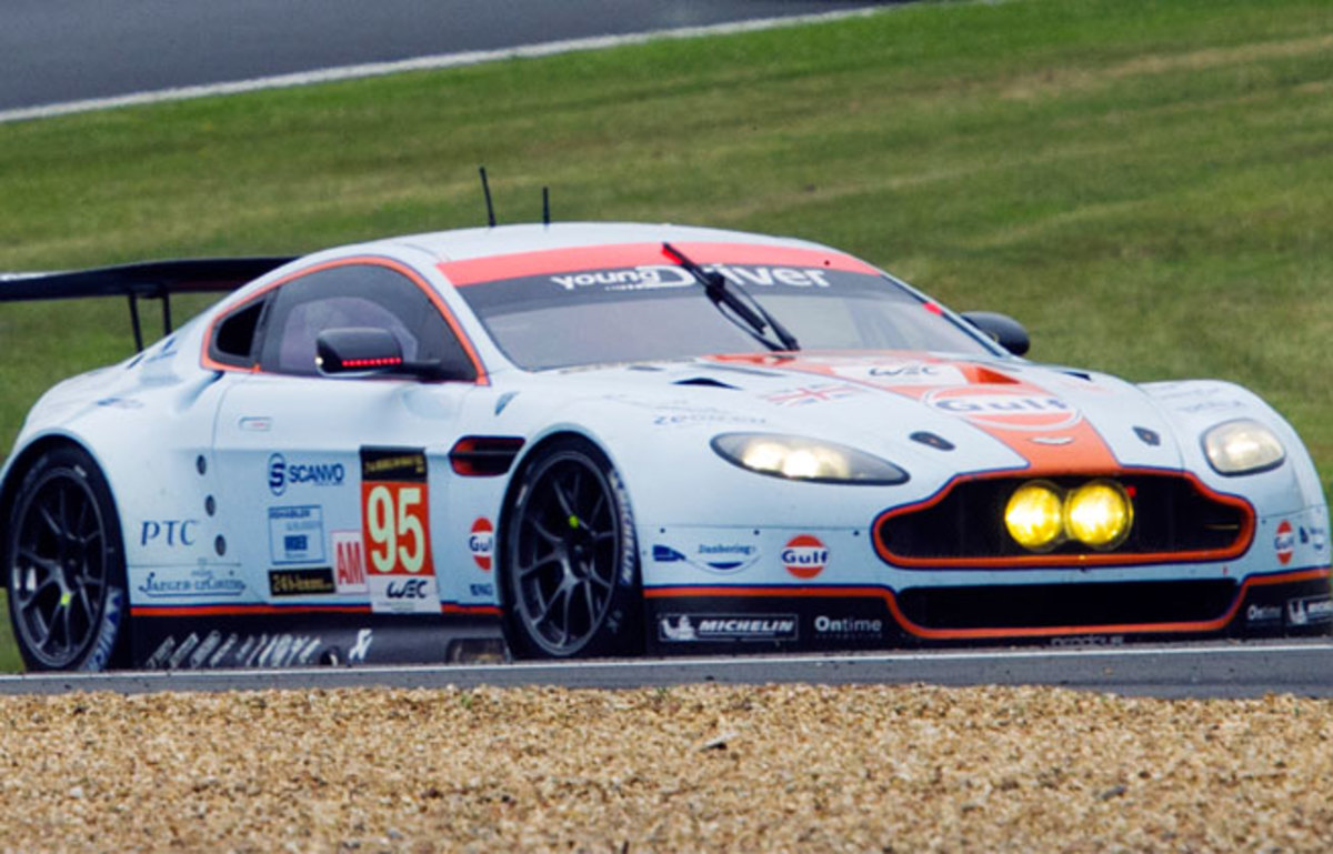 The 34-year-old Simonsen died at the hospital Saturday after his Aston Martin No. 95 crashed out about 10 minutes after the start of the race.