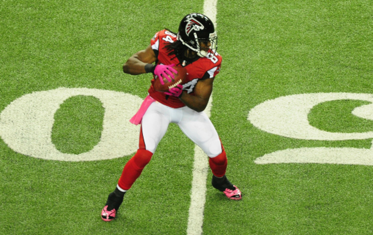 Sunday will mark the first time in his career Roddy White has missed a game.