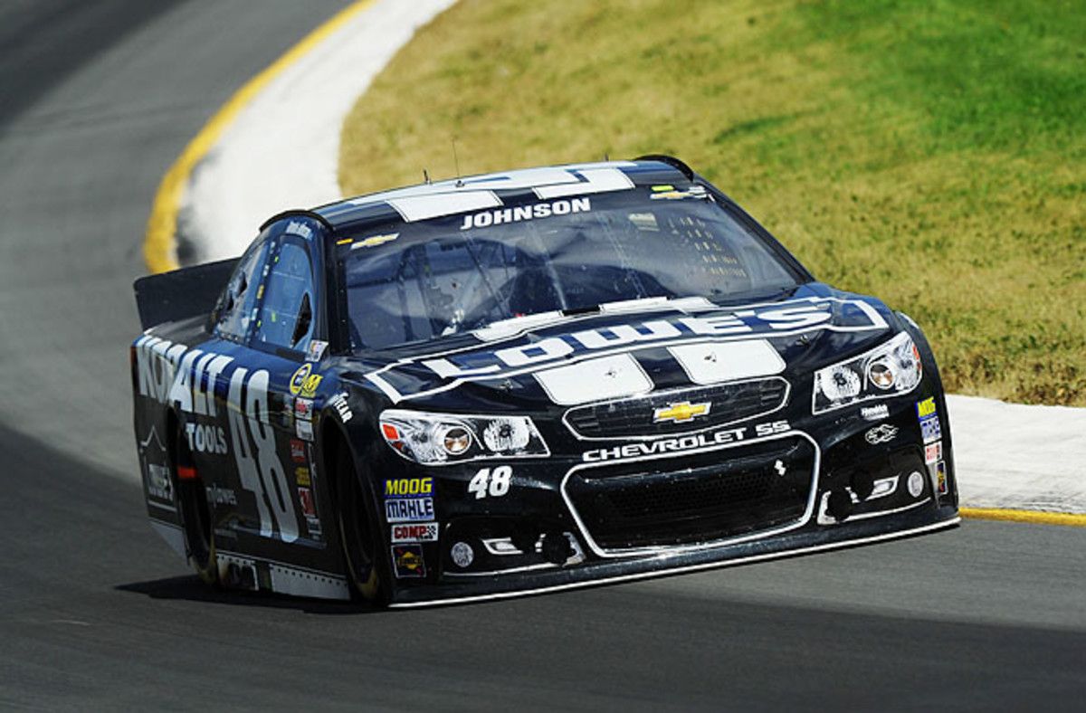The Lowe's 48 car led 128 of 160 laps and was never seriously challenged Sunday afternoon.