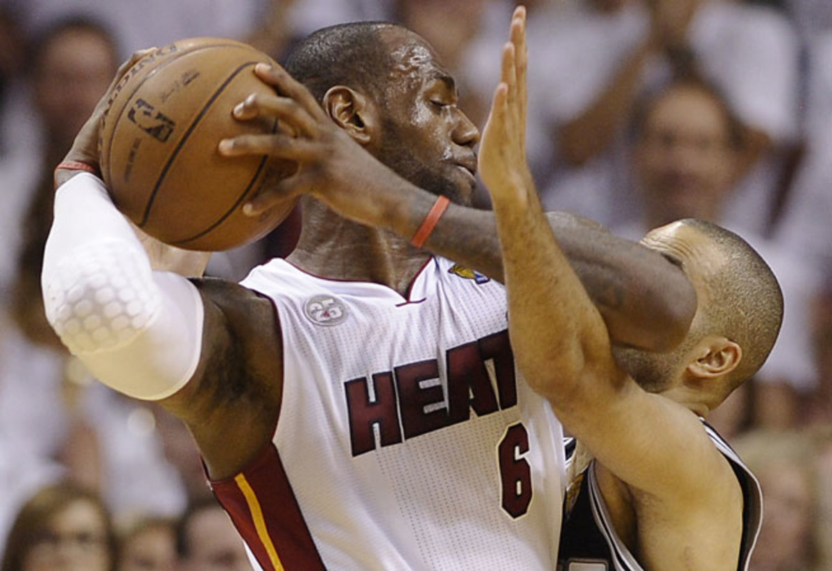 The intensity of Game 6 brought out the best in LeBron James, even without his standard headband.