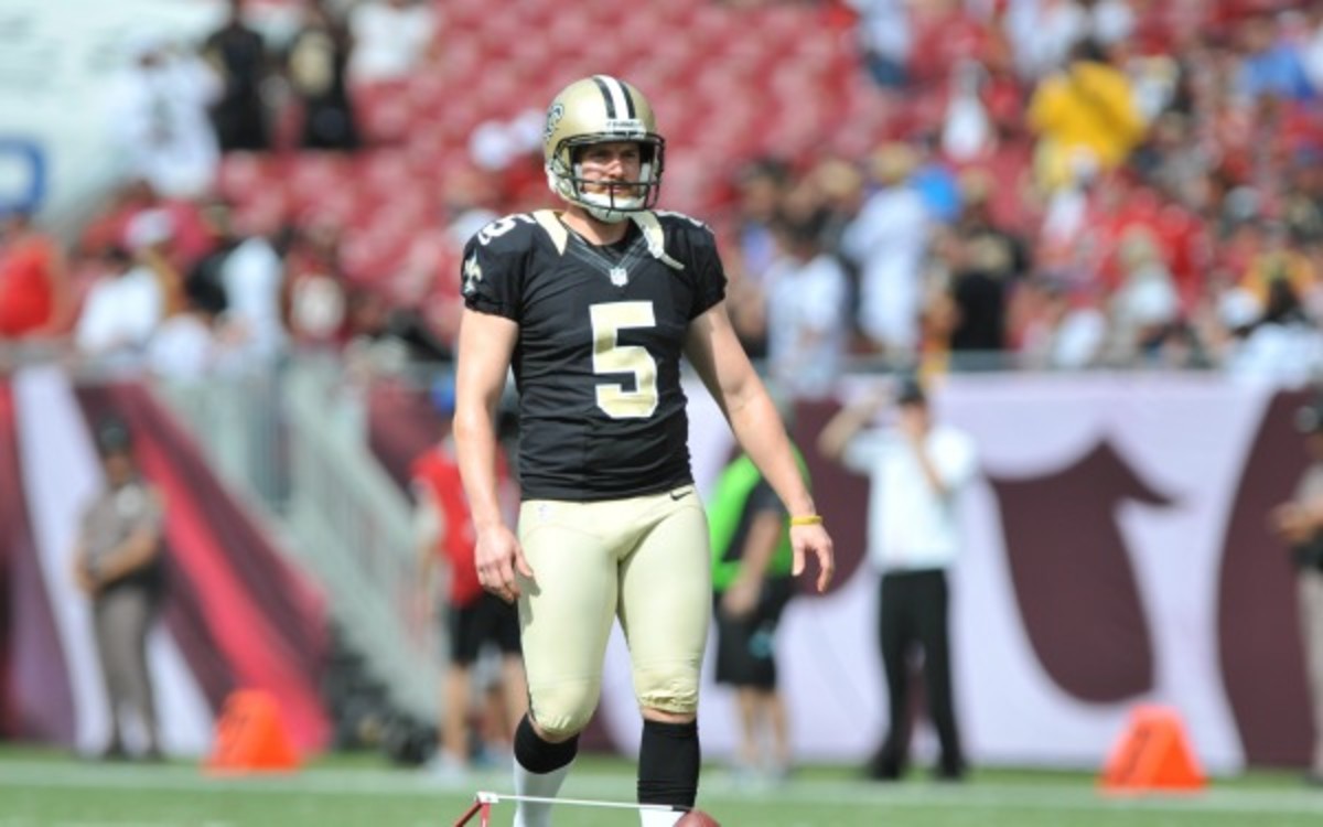  Garrett Hartley has hit a career-low 73.2 percent of his field goal attempts this season.  (Al Messerschmidt/Getty Images)