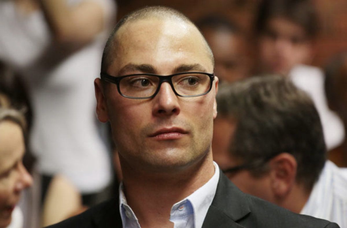 Carl Pistorius was involved in a car accident in 2008 that killed a woman on a motorcycle.