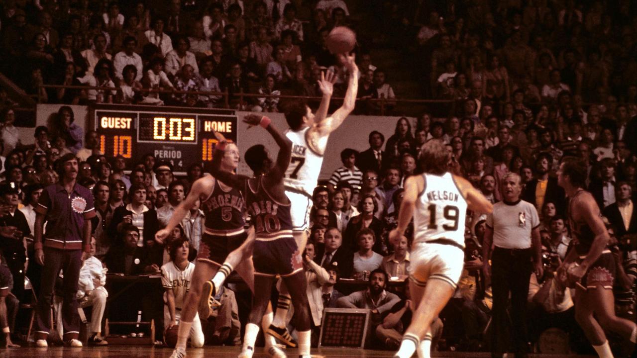 Celtics defeat Suns in Game 5, triple overtime of 1976 NBA Finals