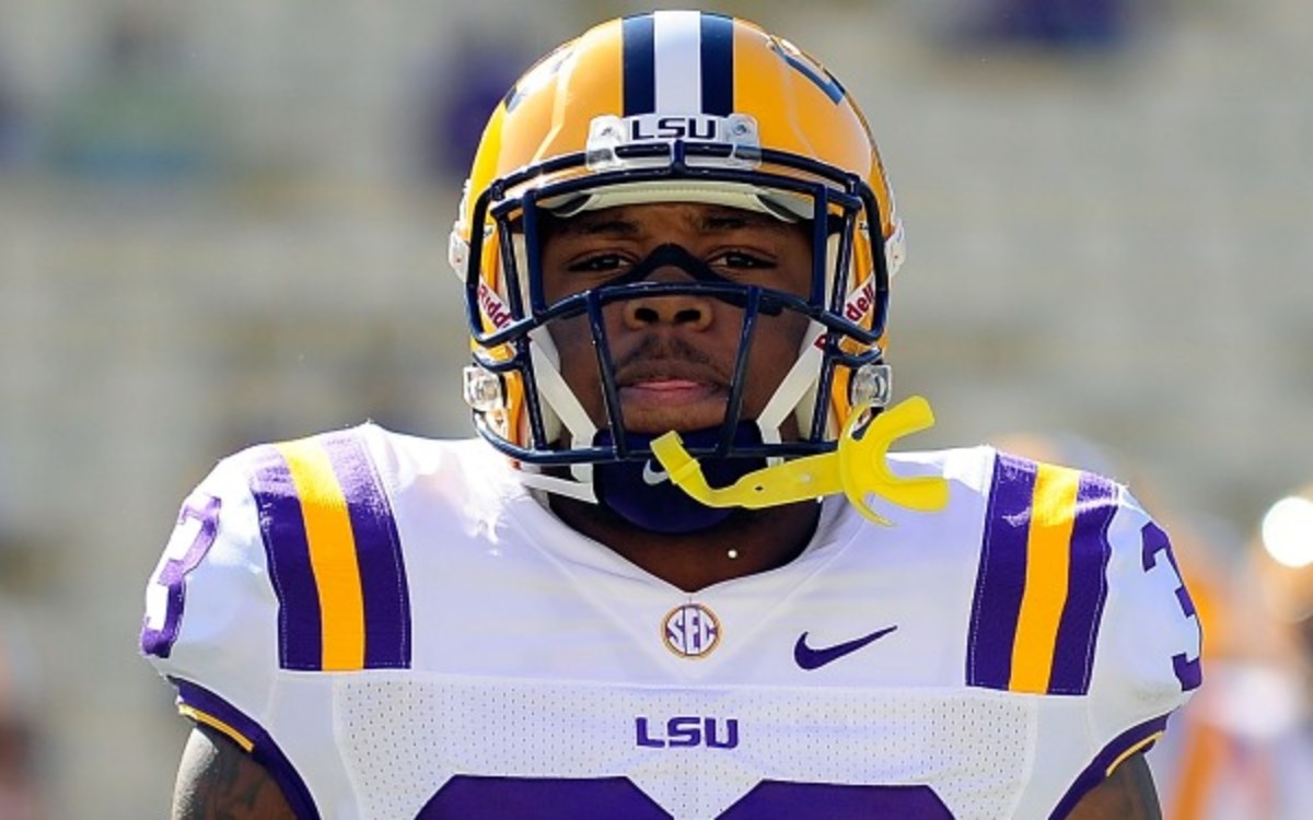 LSU running back Jeremy Hill rejoined his team after avoiding jail time. (Stacy Revere/Getty Images)