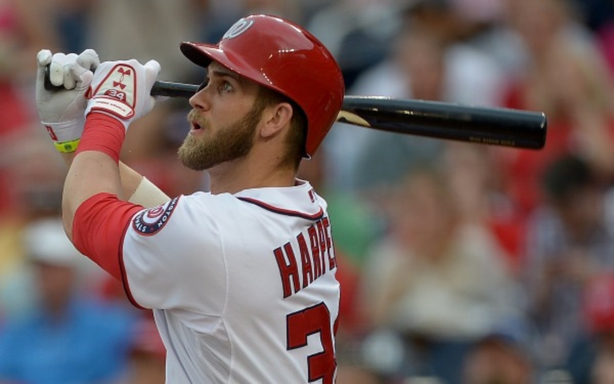 Bryce Harper forced his way into the Nationals' lineup this weekend. (Toni L. Sandys/The Washington Post)