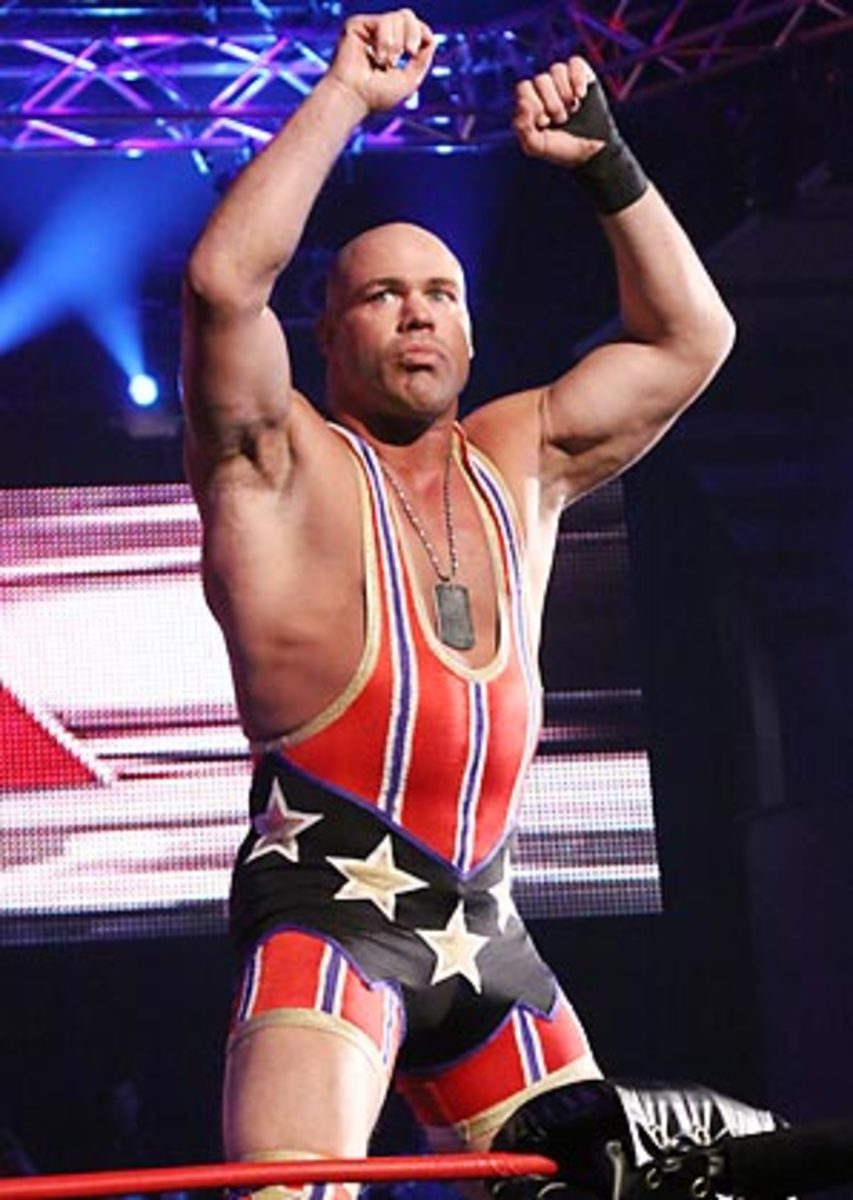 Kurt Angle, a 1996 Olympic Games wrestling gold medalist, joined TNA in 2006.