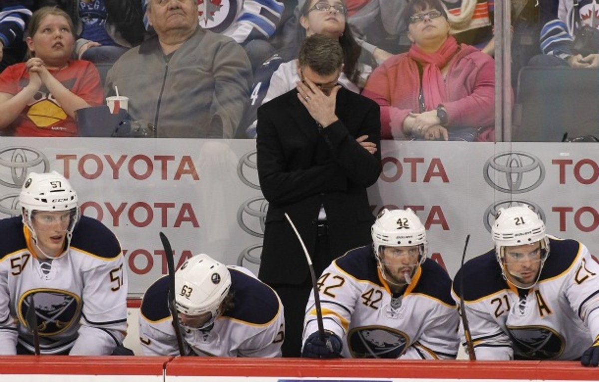 Ron Rolston is the head coach of the Buffalo Sabres.