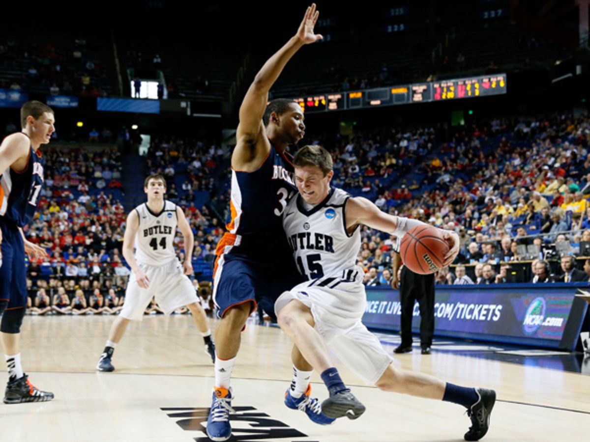 After a close call against Bucknell, Butler will advance to the Round of 32. (Kevin C. Cox/Getty Images)