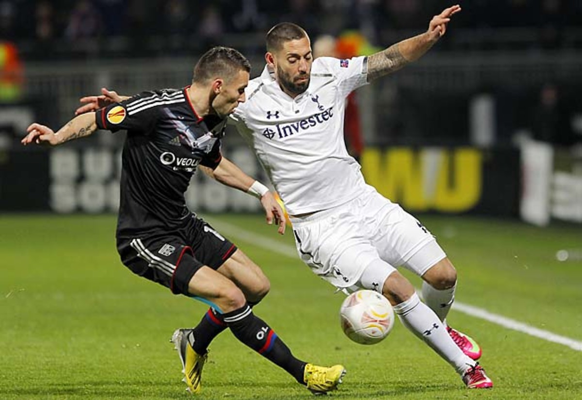 Clint Dempsey and Spurs are two points ahead of Arsenal for fourth place in the Premier League.