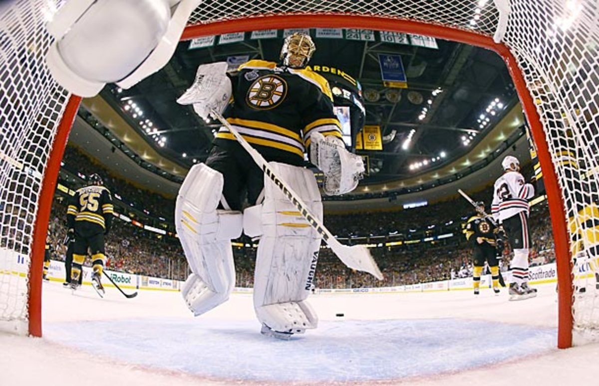 Bruins goalie Tuukka Rask
