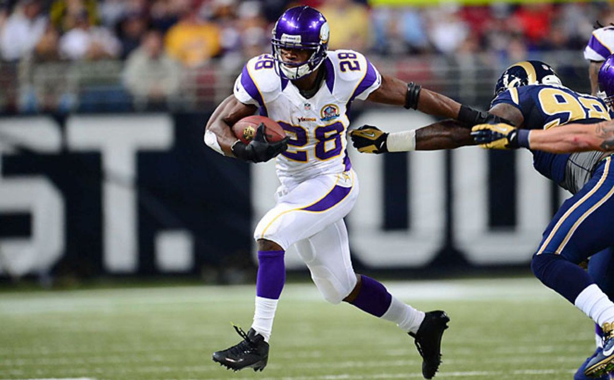 Less than a year after major knee surgery, Adrian Peterson ran for 2,097 yards and 12 touchdowns.