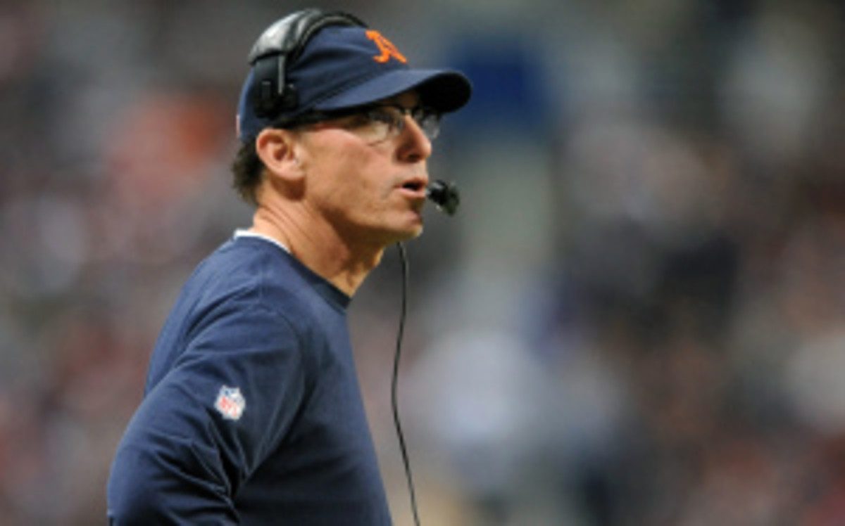 Bears head coach Marc Trestman's decision is one that Chicago's GM Phil Emery said was "made in the best interest of the Bears." (Michael Thomas/Getty Images)