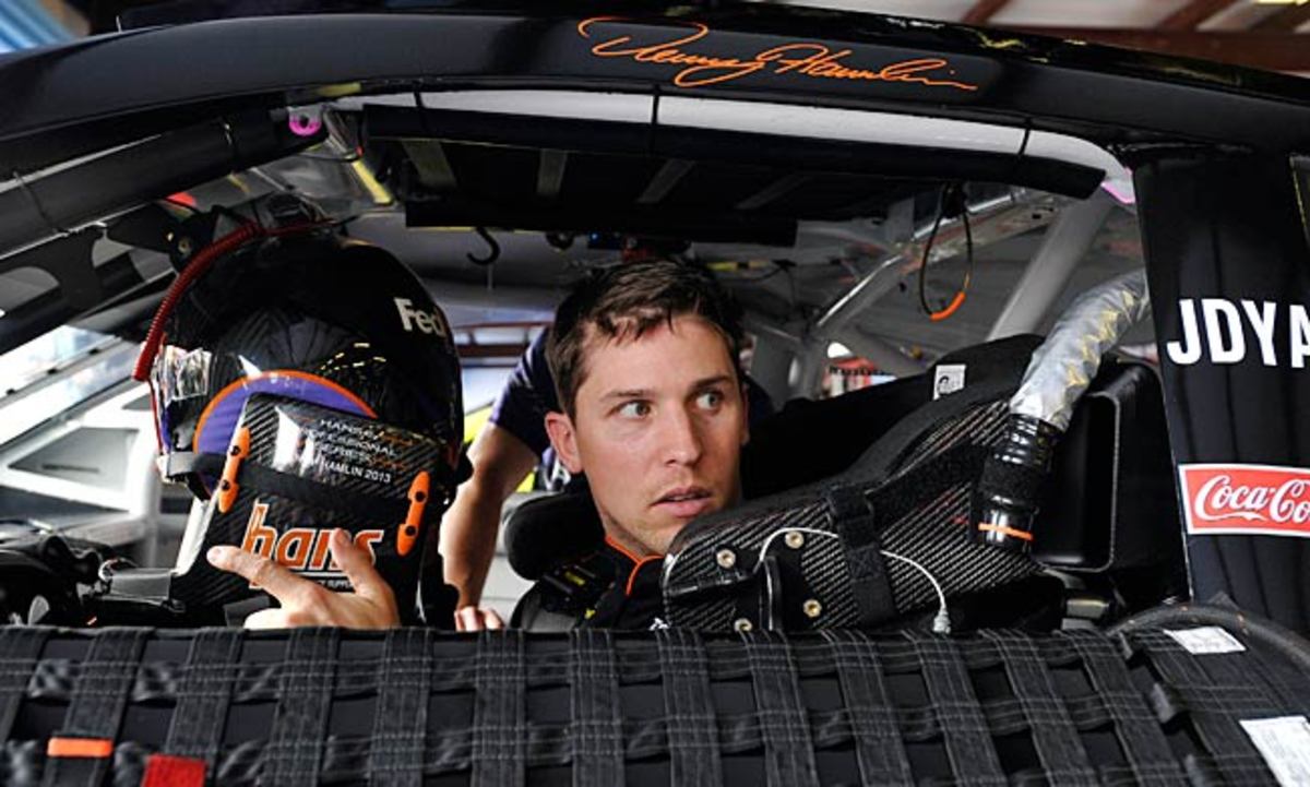 Denny Hamlin is still battling a back injury and the longest winless drought of his Cup career.