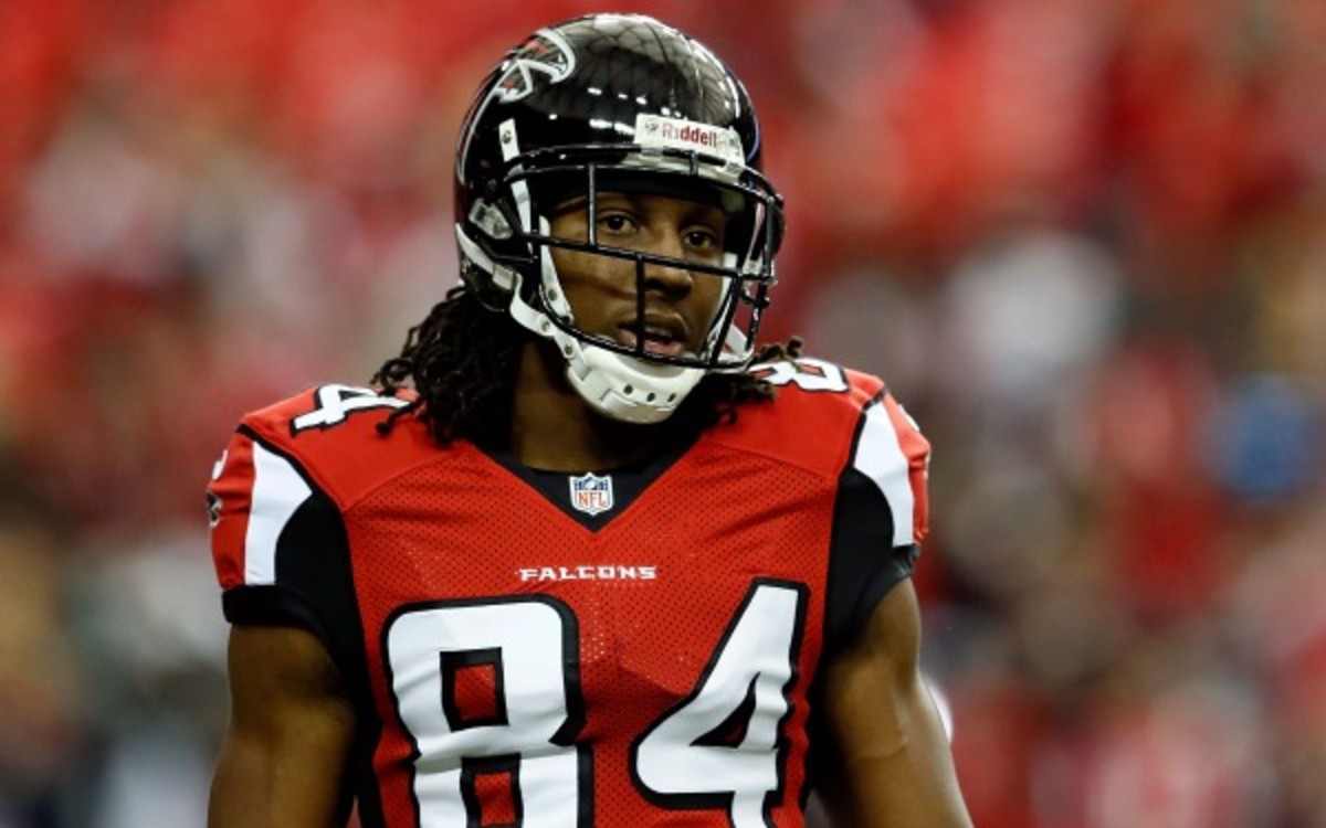 Falcons wideout Roddy White apologizes for post George Zimmerman trials tweets. (Photo by Kevin C. Cox/Getty Images)