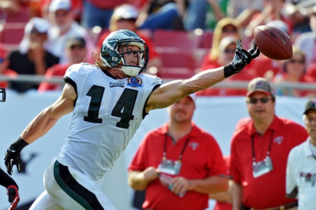 Eagles wideout Riley Cooper has returned to the team. (Drew Hallowell/Getty Images)