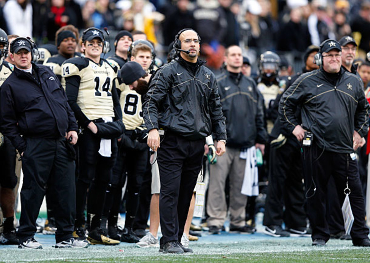 James Franklin and Vandy won their last seven games last season to finish 9-4. (Joe Robbins/Getty Images)