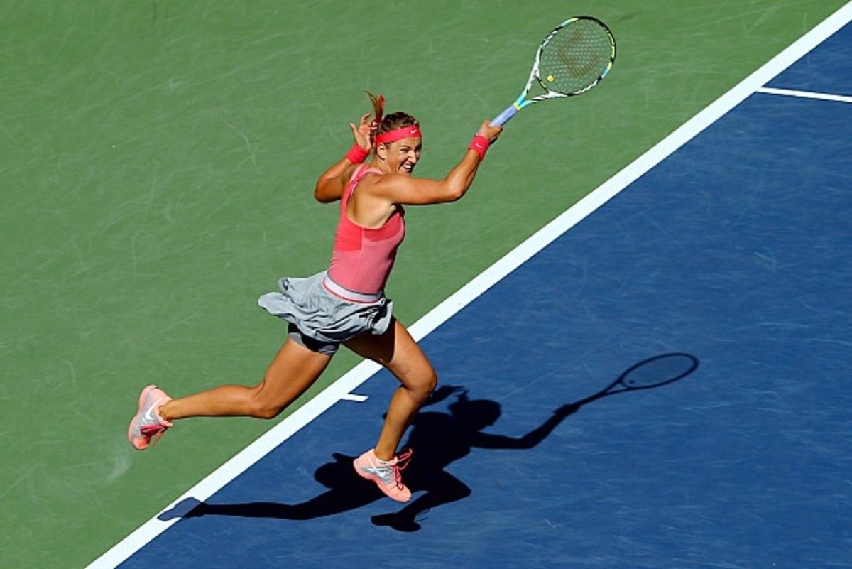 Azarenka is the youngest semifinalist by seven years. (Elsa/Getty Images)