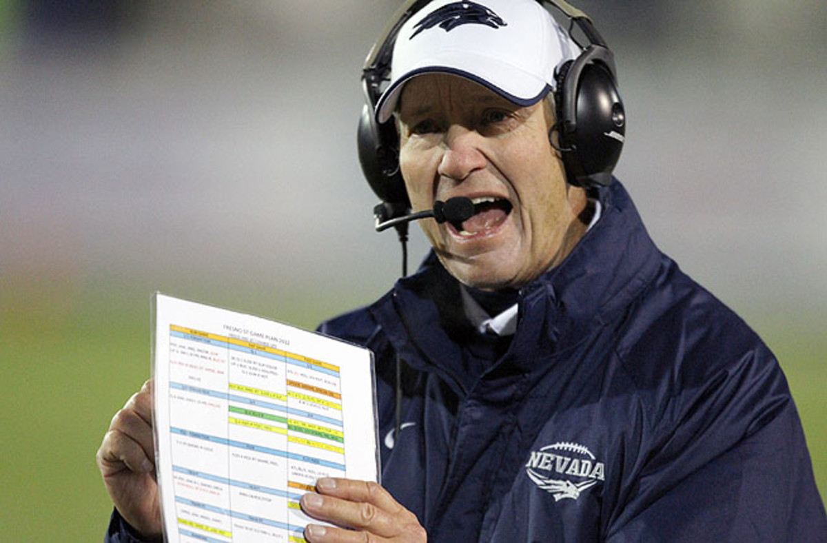 Chris  Ault utilized the offense at Nevada with Colin Kaepernick, now with the San Francisco 49ers.