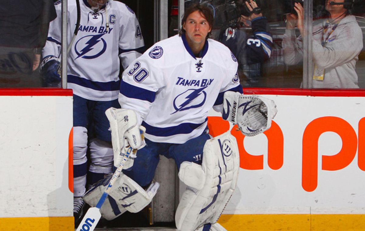 Dwyane Roloson, 43, played 14 NHL seasons with six different teams, making one All-Star team.
