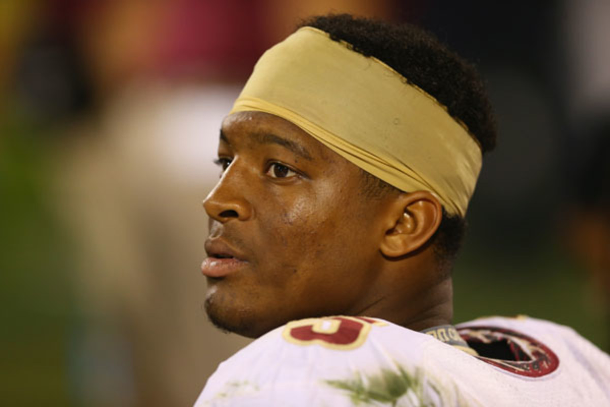 Jameis Winston's name was linked to a year-old sexual battery case. (Streeter Lecka/Getty Images)