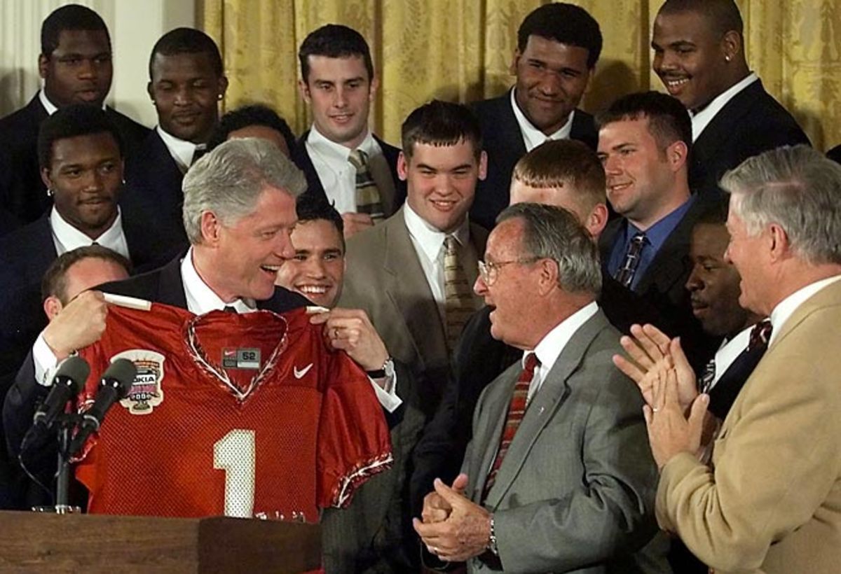 Bill Clinton and Bobby Bowden