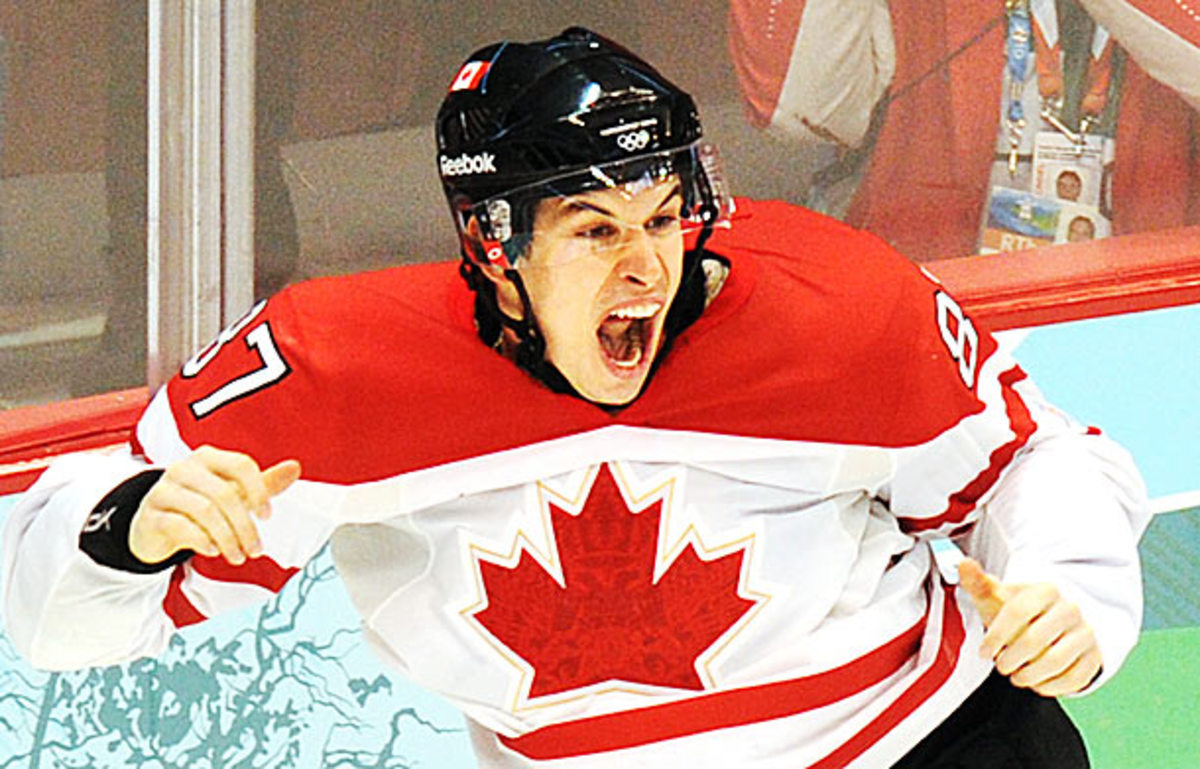 Sidney Crosby at the Vancouver Olympics