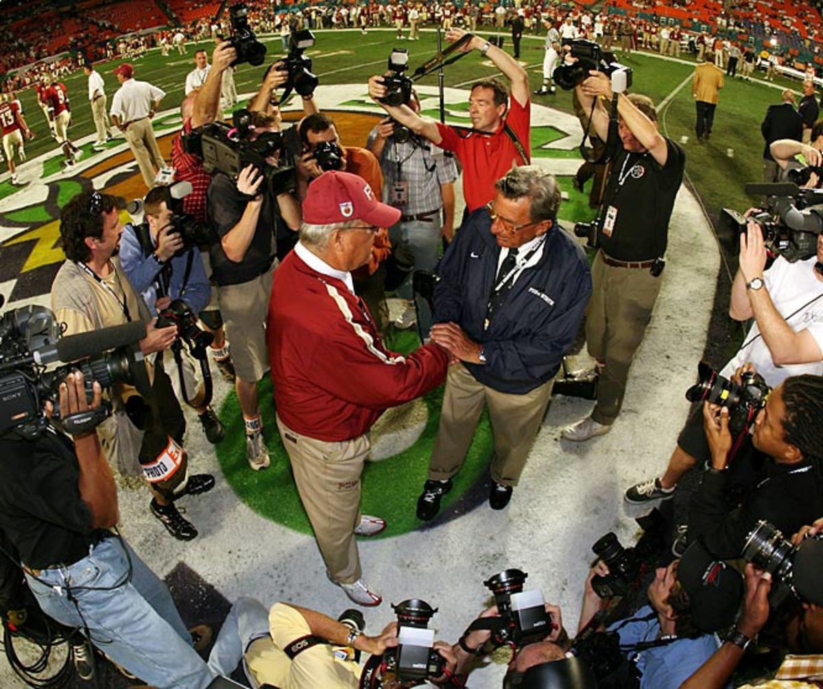 Bobby Bowden and Joe Paterno