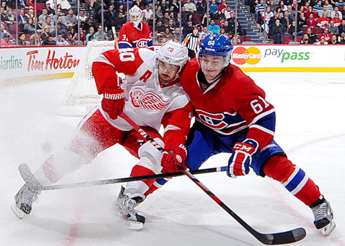 The Red Wings and Canadiens will be in the same division for 2013-14