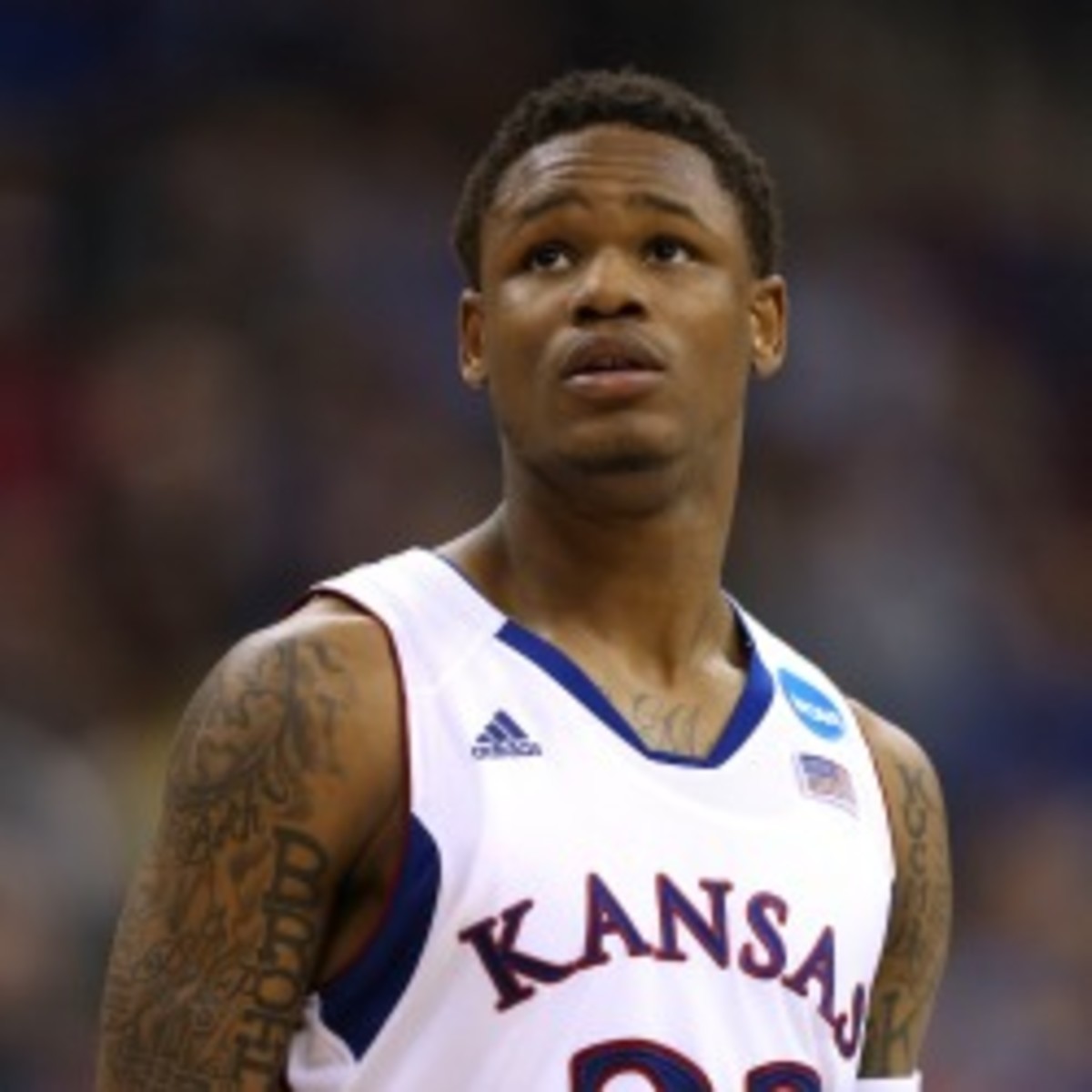 Former Kansas guard Ben McLemore is expected to be a lottery pick in the NBA Draft. (Ed Zurga/Getty Images)