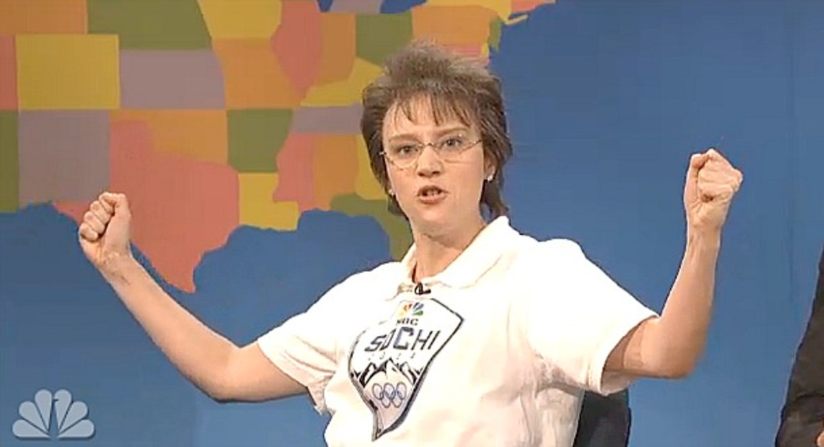 Kate McKinnon as Billie Jean King. (Screengrab from Hulu)