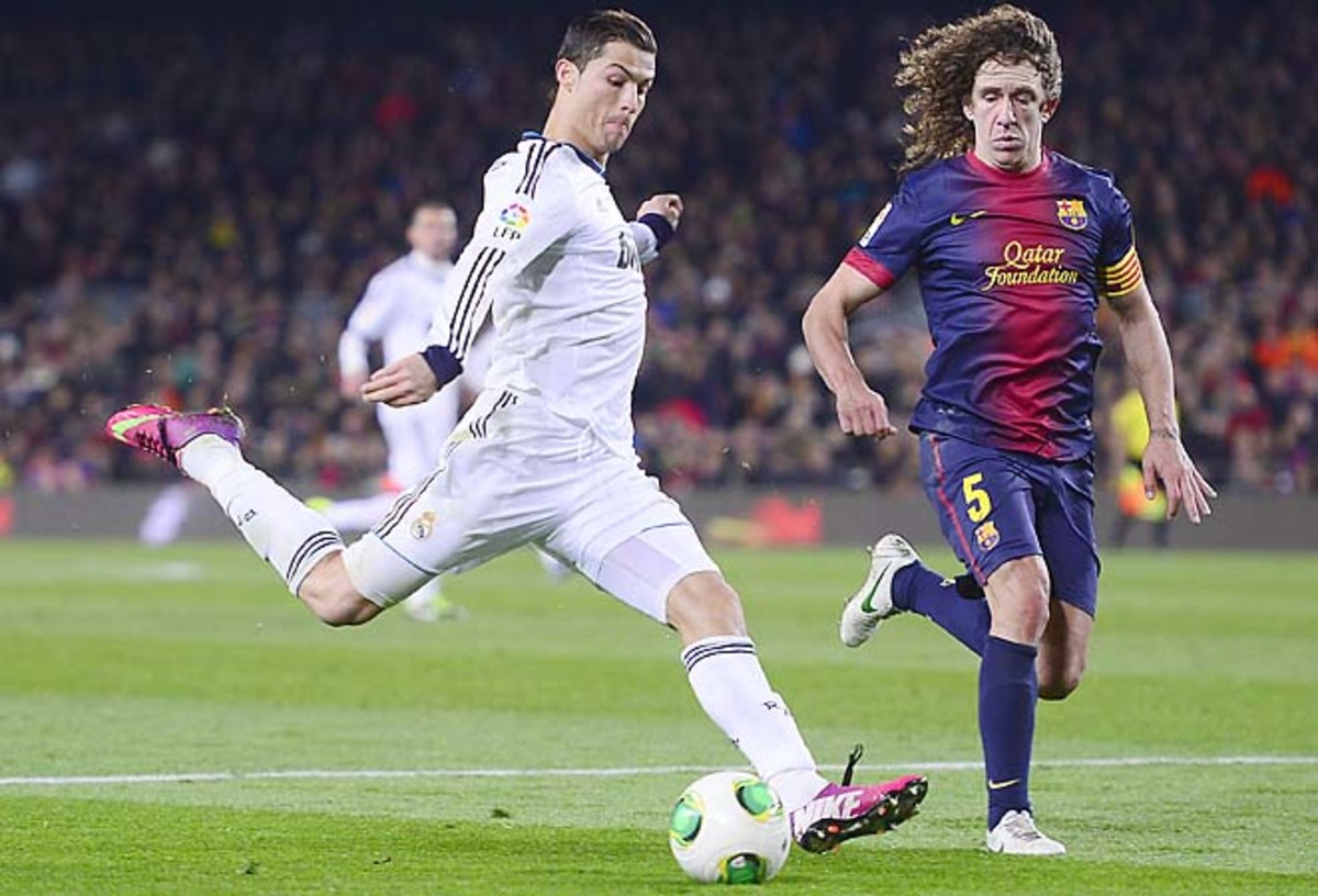 Cristiano Ronaldo and Real Madrid's hopes in La Liga, where Barcelona leads, are shot.