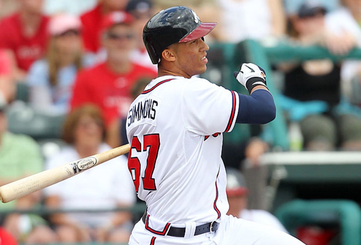 Andrelton Simmons could boost the 17 runs he scored in 2012 with Justin and B.J. Upton in the lineup.