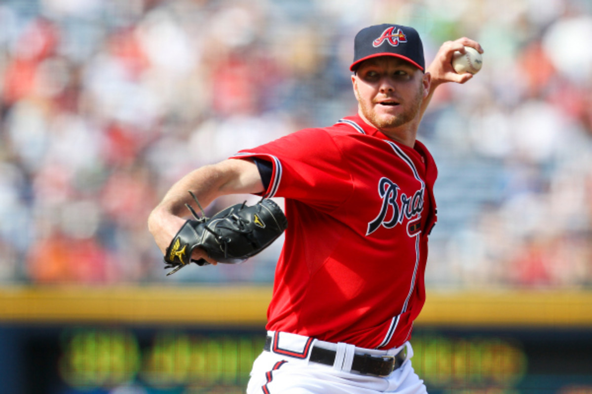 Braves reliever Jonny Venters underwent Tommy John surgery for the second time in eight years. (Daniel Shirey/Getty Images)